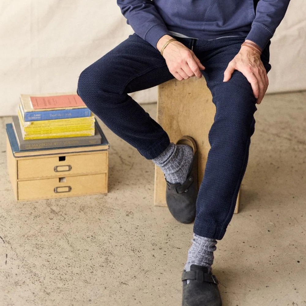 Taylor Stitch Apres Pants in Navy Twill